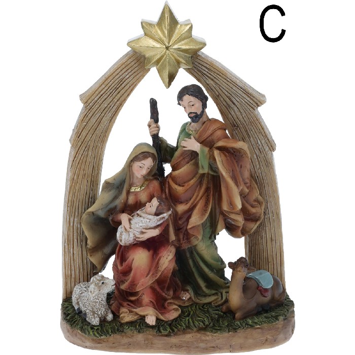 christmas/cribs-villages/christmas-nativity-scenery-21cm-3-assorted