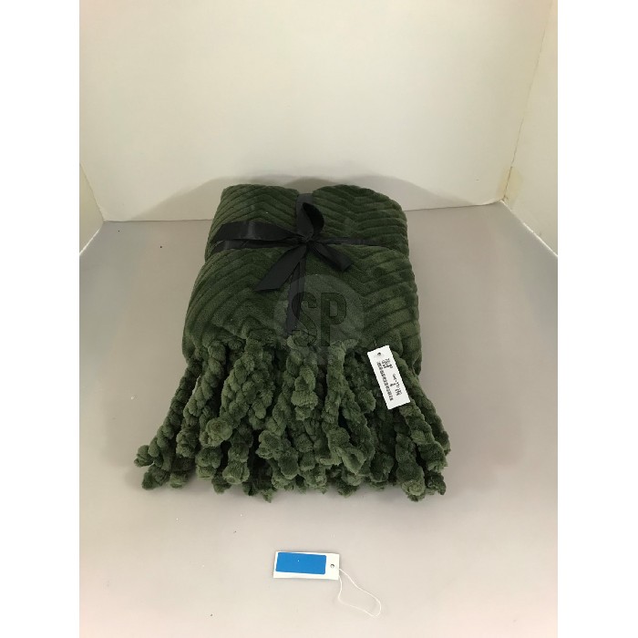 home-textiles/blankets-throws/plaid-tassel-130cm-x-150cm-green