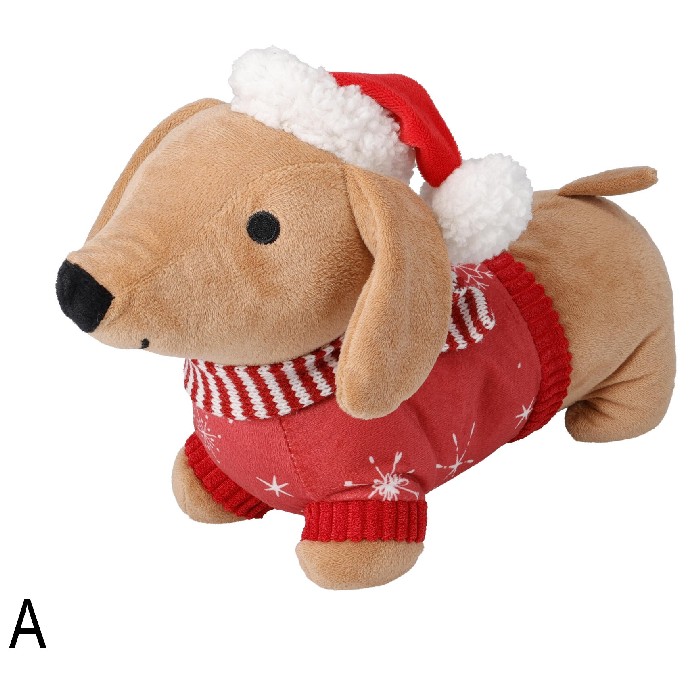 christmas/nutcrackers/dachshund-doorstopper-28cm-x-10cm-x-h18cm-3-assorted