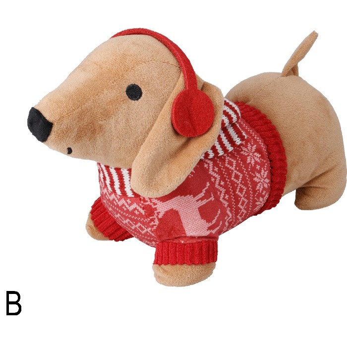 christmas/nutcrackers/dachshund-doorstopper-28cm-x-10cm-x-h18cm-3-assorted