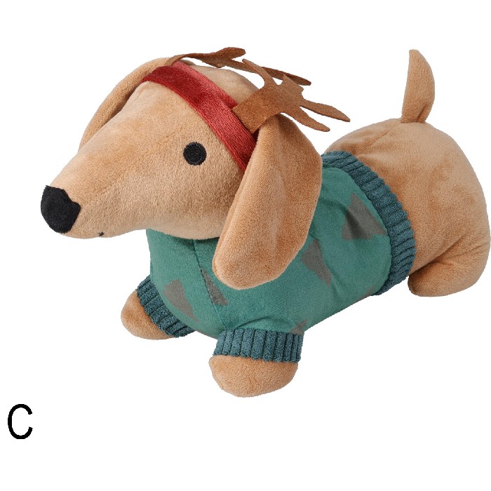 christmas/nutcrackers/dachshund-doorstopper-28cm-x-10cm-x-h18cm-3-assorted