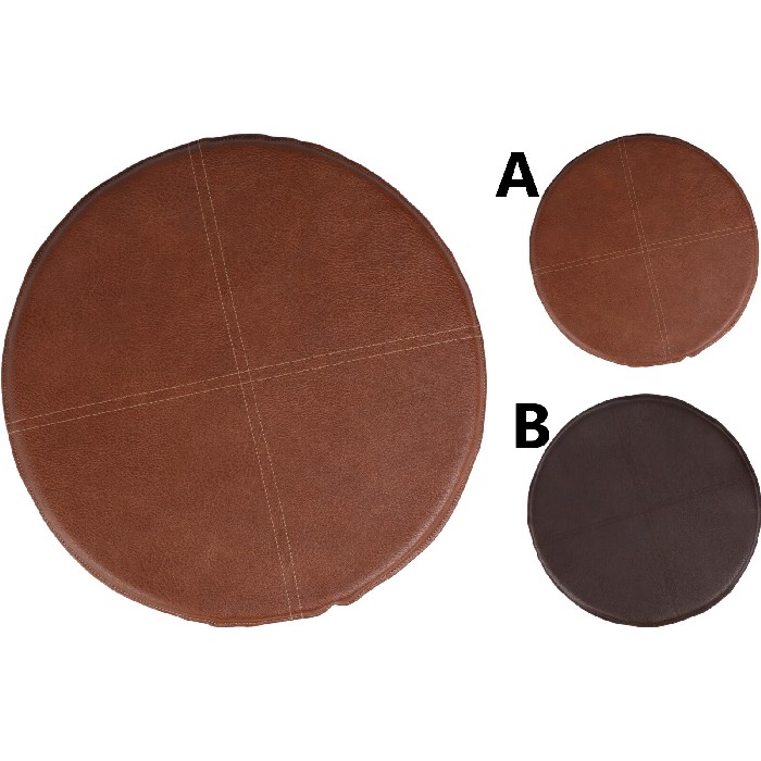 home-textiles/cushions-cushion-covers/chair-pad-pu-leather-round-d38cm-2-assorted