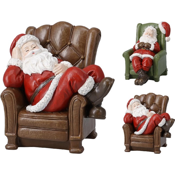 christmas/decorations/sleeping-santa-christmas-figure-14cm-2-assorted-designs