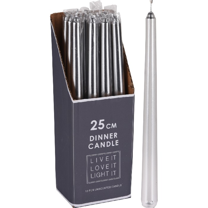 home-decor/candles-home-fragrance/dinner-candle-silver-25cm