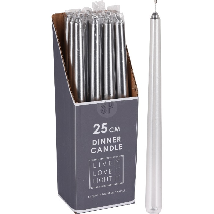 home-decor/candles-home-fragrance/dinner-candle-silver-25cm