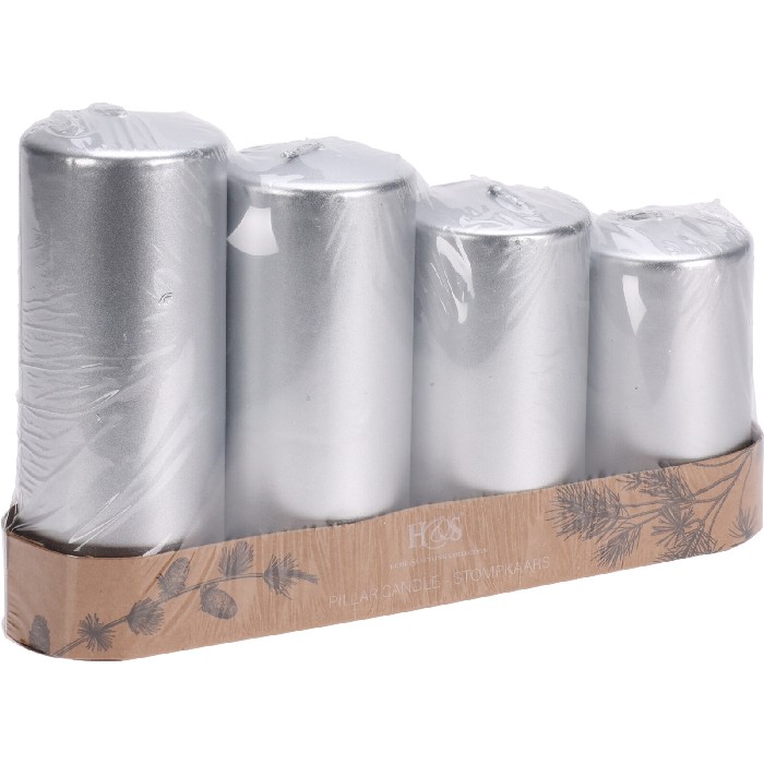 home-decor/candles-home-fragrance/pillar-candle-set-of-4-silver