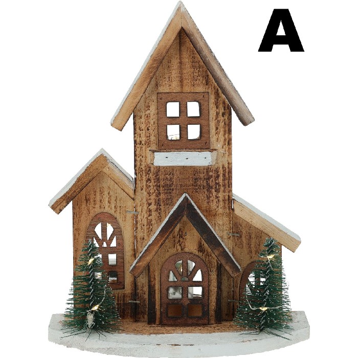 christmas/cribs-villages/christmas-house-with-led-–-27cm-2-assorted-designs