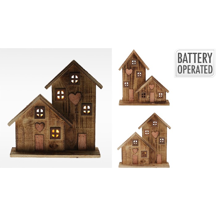 christmas/cribs-villages/christmas-house-with-led-–-28cm-brown-2-assorted-designs