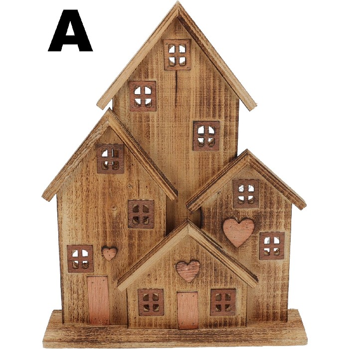 christmas/cribs-villages/christmas-house-with-led-–-41cm-brown-2-assorted-designs