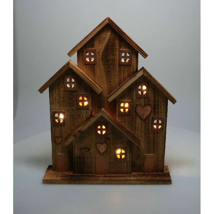 christmas/cribs-villages/christmas-house-with-led-–-41cm-brown-2-assorted-designs