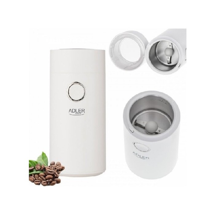 small-appliances/coffee-machines/adler-coffee-grinder-150w-75grams-whitesilver