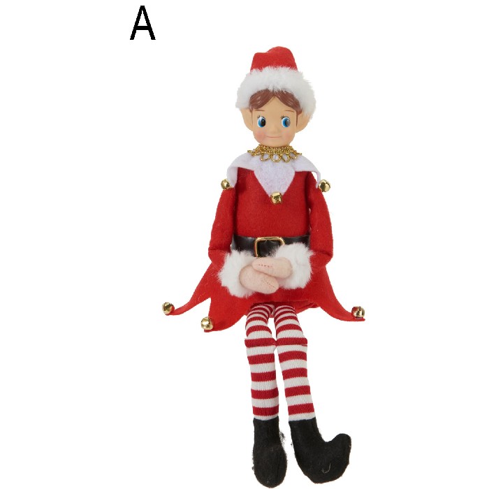 christmas/decorations/christmas-sitting-elf-25cm-2-assorted-colours