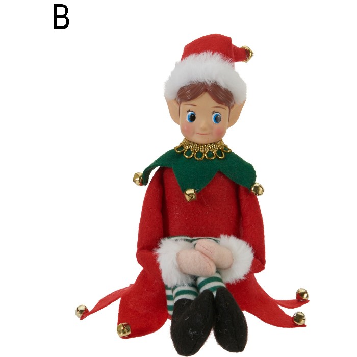 christmas/decorations/christmas-sitting-elf-25cm-2-assorted-colours
