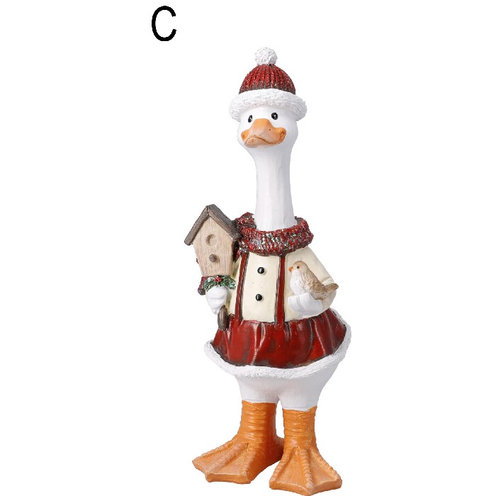 christmas/decorations/standing-goose-9cm-x-9cm-x-h25cm-3-assorted