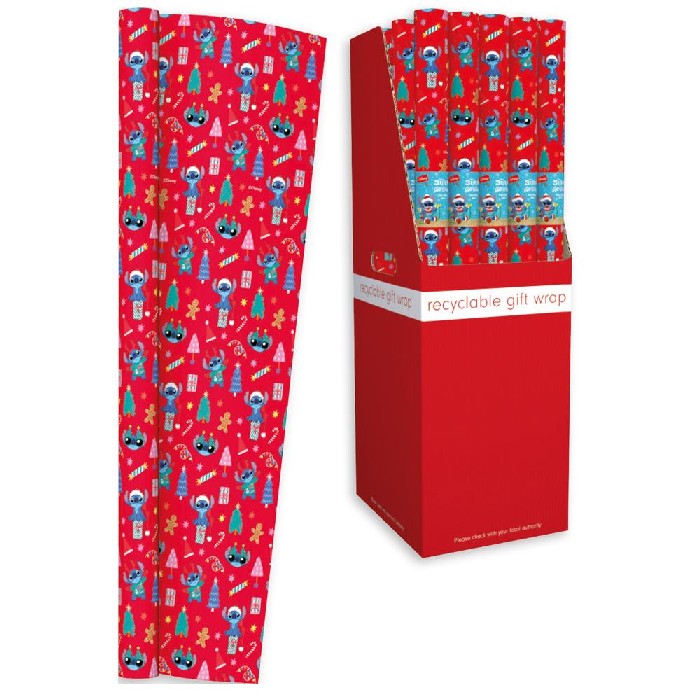 christmas/wrapping-paper-ribbons/christmas-wrapping-roll-–-stitch-2m-x-69cm
