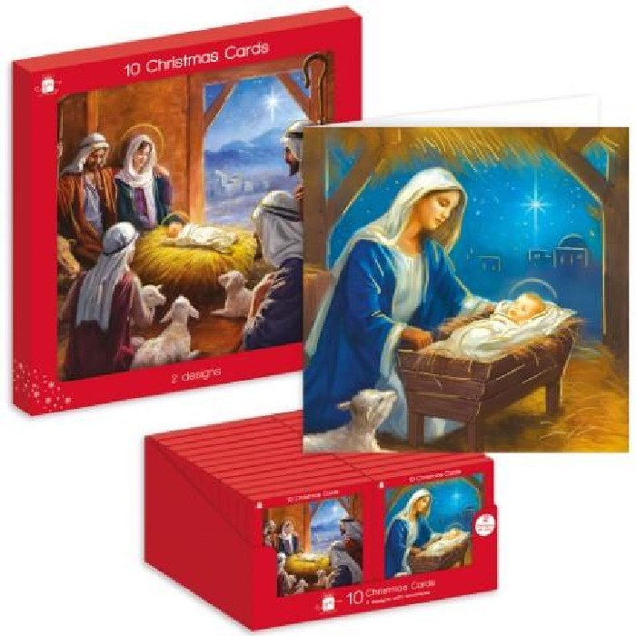 christmas/wrapping-paper-ribbons/traditional-religious-square-boxed-cards-–-pack-of-10