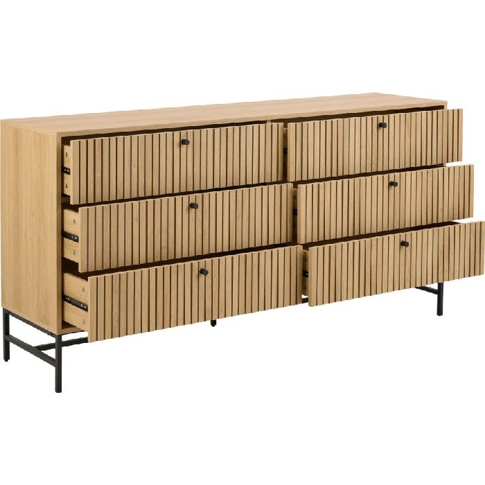 bedrooms/chest-of-drawers/albany-double-chest-with-6-drawers-finished-in-black-steel-and-lamella-oak
