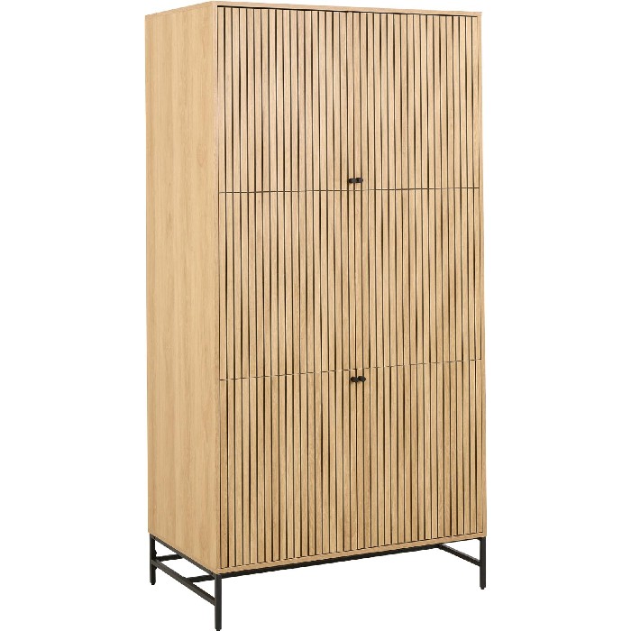 bedrooms/wardrobe-systems/albany-2-door-wardrobe-finished-in-black-steel-and-lamella-oak-fronts