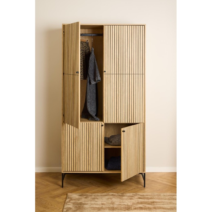 bedrooms/wardrobe-systems/albany-2-door-wardrobe-finished-in-black-steel-and-lamella-oak-fronts