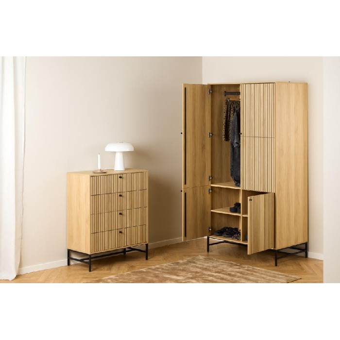 bedrooms/wardrobe-systems/albany-2-door-wardrobe-finished-in-black-steel-and-lamella-oak-fronts