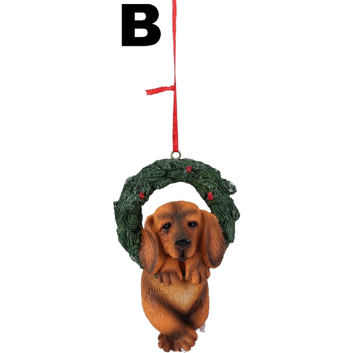 christmas/baubles/xmas-hanging-decoration-dog-in-wreath-–-4-assorted