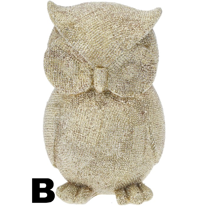 home-decor/decorative-ornaments/owl-figurine-–-7cm-x-7cm-x-12cm-3-assorted-designs-gold