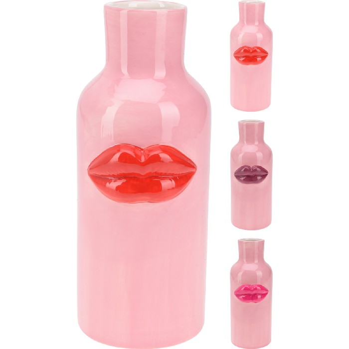 home-decor/vases/vase-lips-24cm-pink-3-assorted