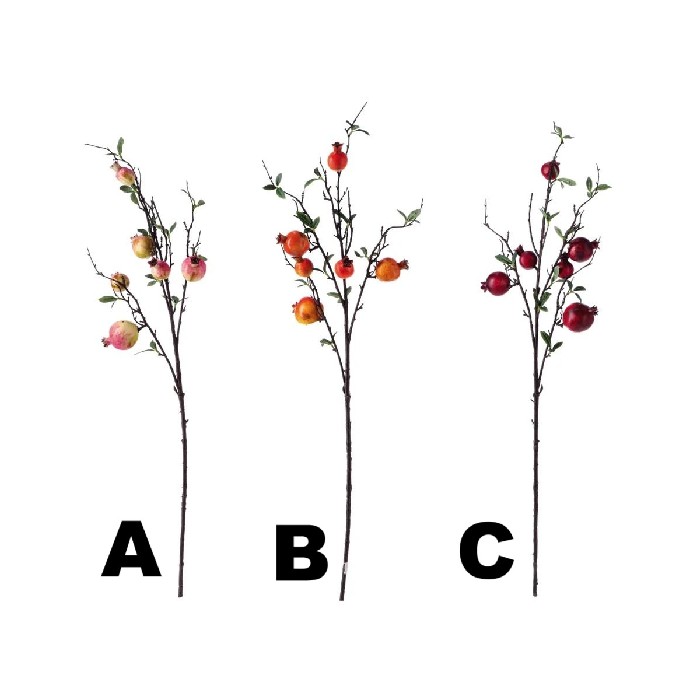 home-decor/artificial-plants-flowers/ramos-pomegranate-98cm-3-assorted-colours