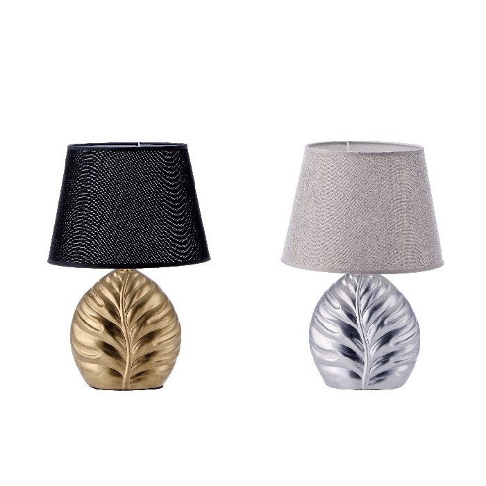 lighting/table-lamps/lamp-ceramic-leaf-25x37h-2assorted