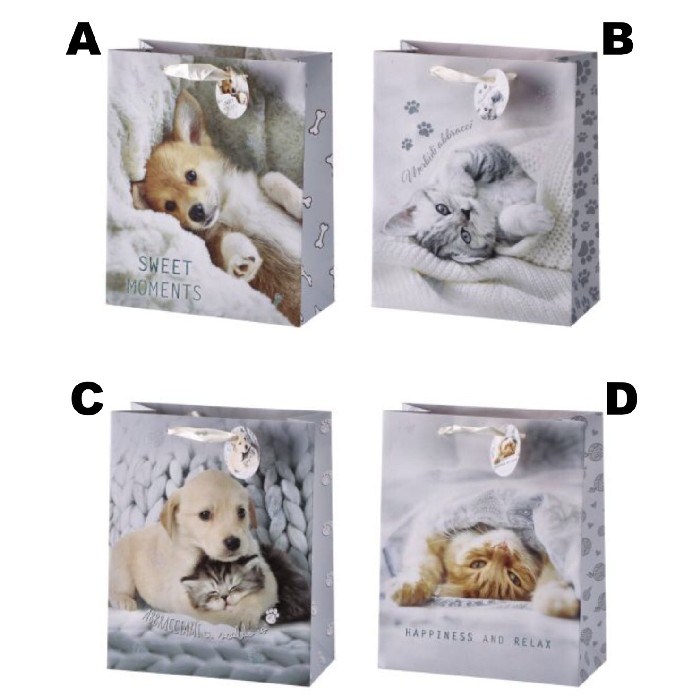 kids-and-stationery/stationery-gift-bags-wrapping-paper/gift-bag-pets-medium-4-assorted-designs