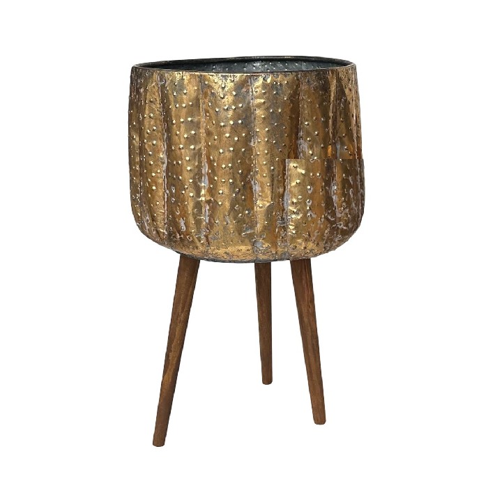 home-decor/indoor-pots-plant-stands/pot-metal-with-wood-base-h60cm-large