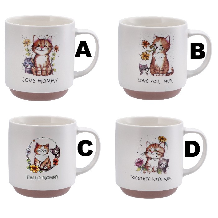 tableware/mugs-cups/mug-cats-porcelain-nbc-410ml-9cm-x-h10cm-4-assorted