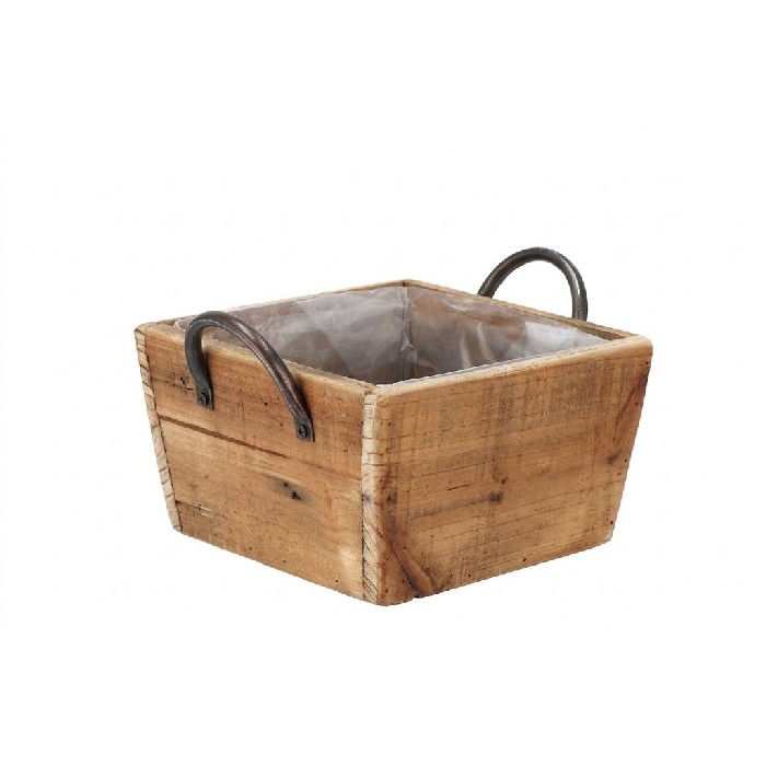 home-decor/indoor-pots-plant-stands/square-wood-and-metal-planter-18cm-x-18cm-x-18cm