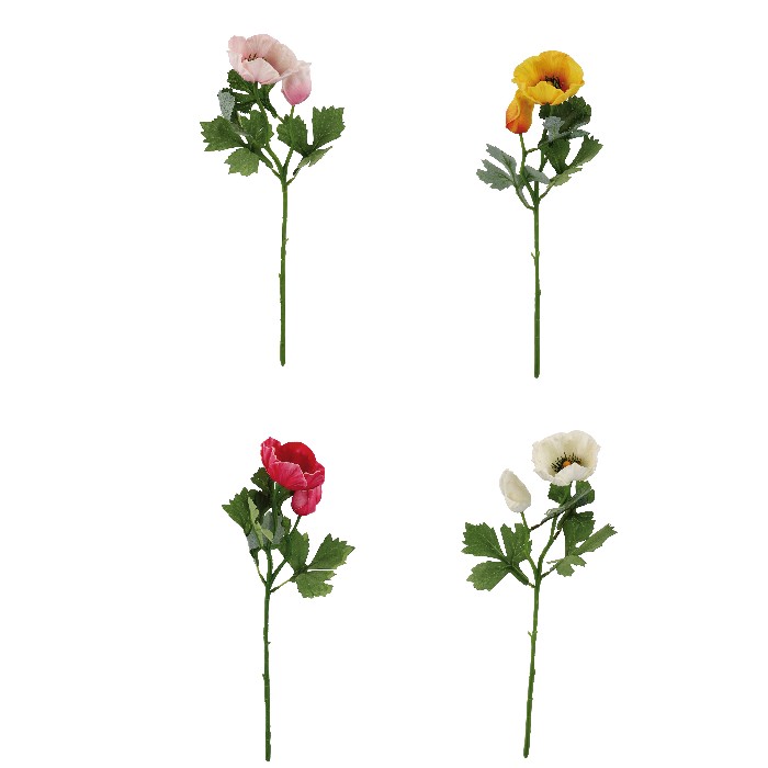 home-decor/artificial-plants-flowers/poppy-stem-44cm-4-assorted-colours
