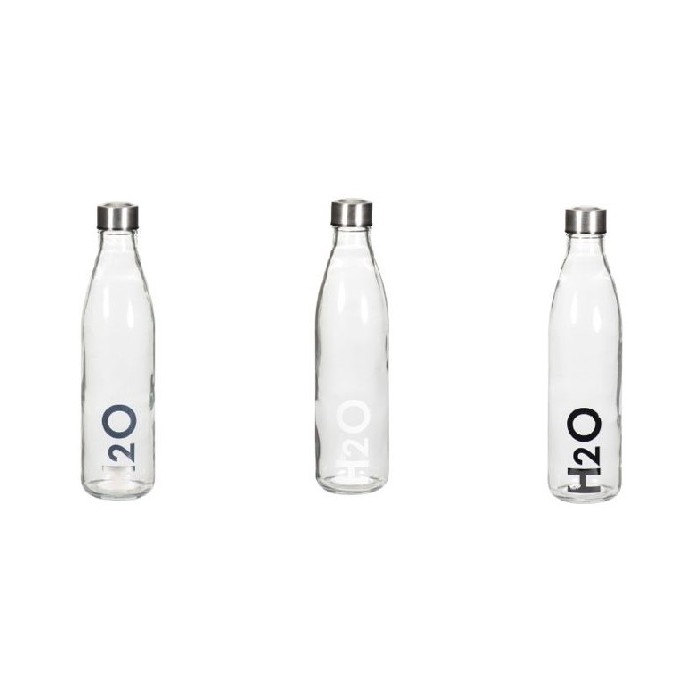 tableware/carafes-jugs-bottles/bottle-glass-h2o-1l-in-3-assorted-colours