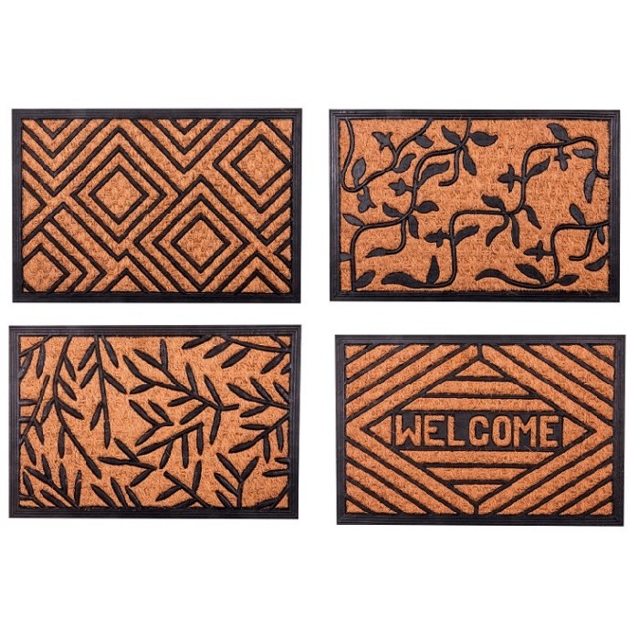 home-textiles/carpets-rugs/coconut-rubber-door-mat-40cm-x-60cm-4-assorted-designs