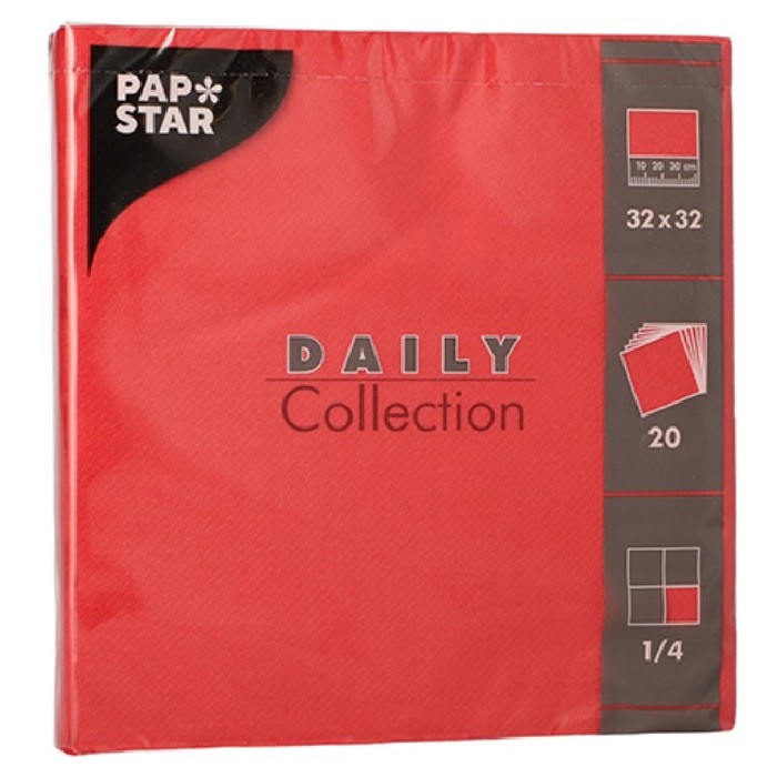tableware/miscellaneous-tableware/pap-star-daily-paper-napkins-pack-of-20-red