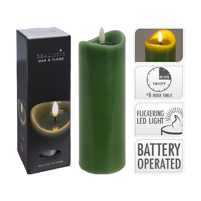 home-decor/candles-home-fragrance/led-candle-7cm-x-20cm-olive-green