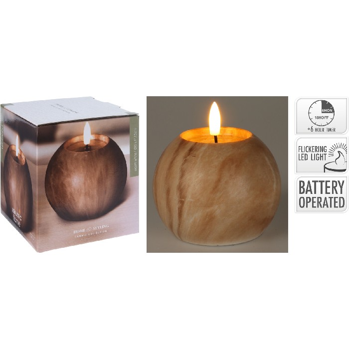 home-decor/candles-home-fragrance/led-ball-candle-10cm-x-75cm-brown