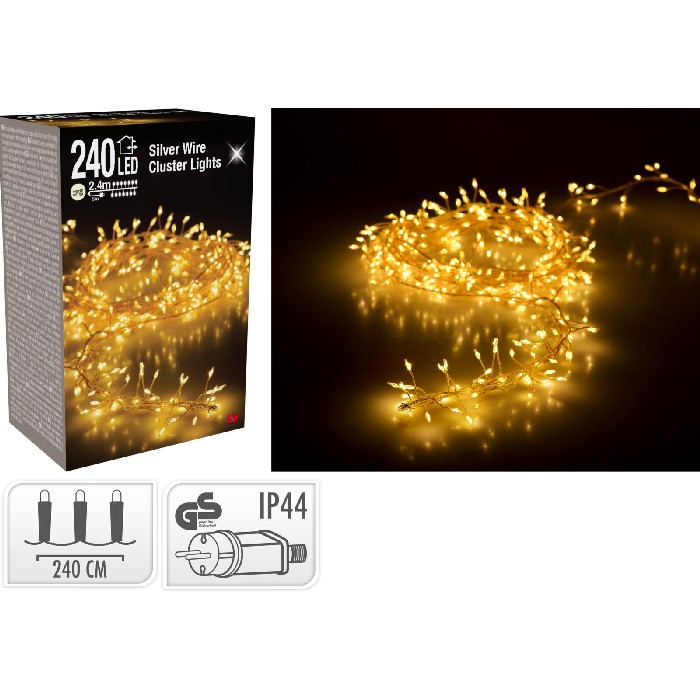christmas/light-sets/christmas-silver-wire-cluster-lights-240-led-warm-white