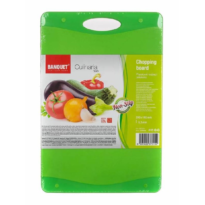kitchenware/miscellaneous-kitchenware/banquet-plastic-board-29cm-x-19cm-green