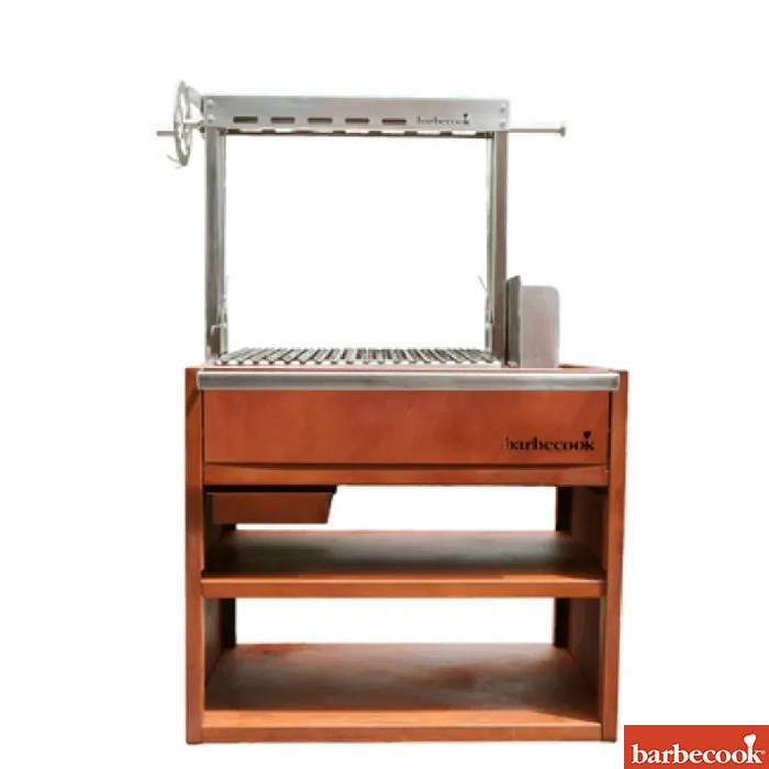 outdoor/gas-bbqs/barbecook-pedro-wood-barbecue-in-corten-and-stainless-steel