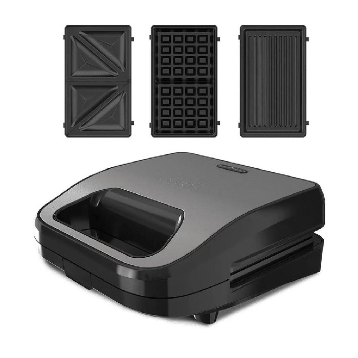 small-appliances/sandwich-toasters-grills/blackdecker-sandwich-maker-bxsa754e-with-3-interchangeable-plates