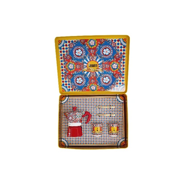kitchenware/tea-coffee-accessories/bialetti-moka-express-set-2-porcelain-glasses-2-golden-spoons-dolce-gabbana