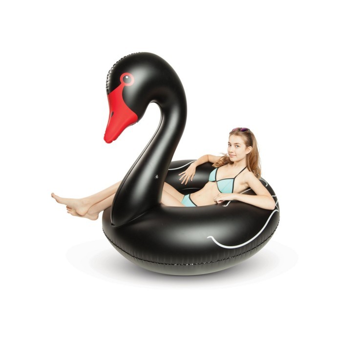 outdoor/beach-related/inflatable-swan-black-float