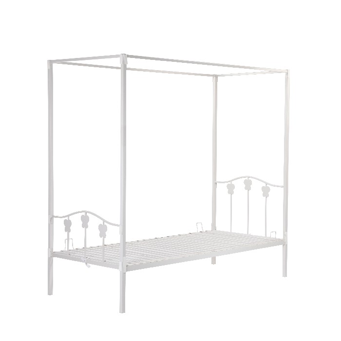 kids-and-stationery/kids-furniture-seating/lyndsey-four-poster-single-metal-bed-frame-with-drapes