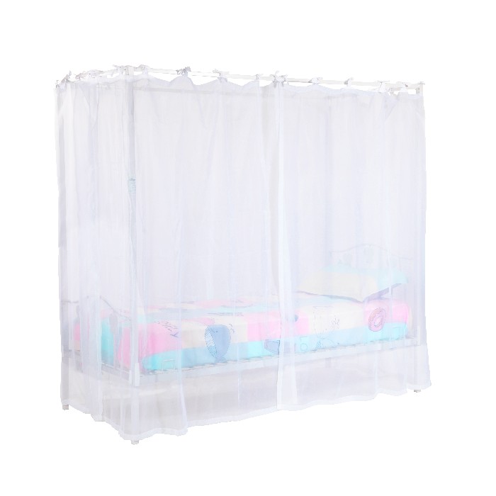 kids-and-stationery/kids-furniture-seating/lyndsey-four-poster-single-metal-bed-frame-with-drapes