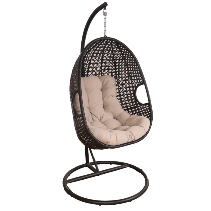 outdoor/swings-sun-loungers-relaxers/atmosphere-pod-with-cushion-chocolate