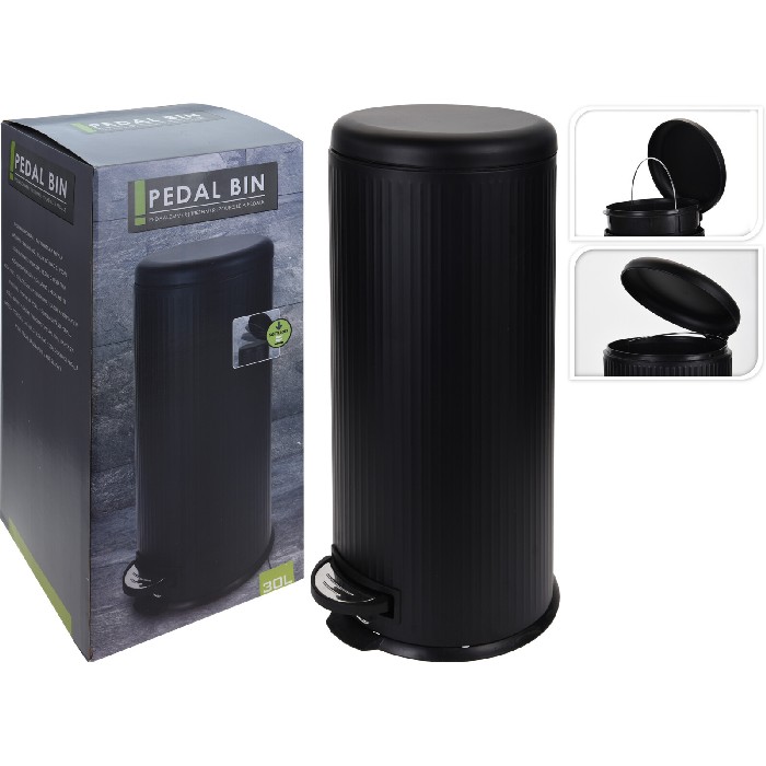 household-goods/bins-liners/excellent-houseware-pedal-bin-30l-black