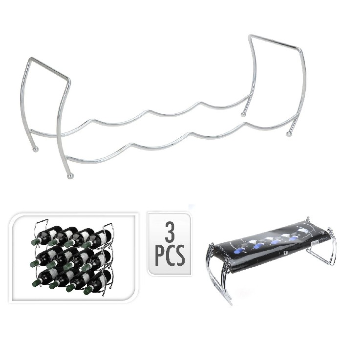 tableware/ice-buckets-bottle-coolers/excellent-metal-wine-rack-set-of-3-pieces
